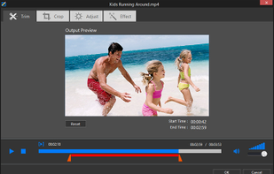 Trim video professionally.
