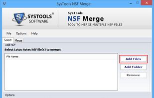 SysTools NSF Merge screenshot 2