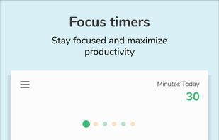 Focus timers - Stay focused and maximize productivity