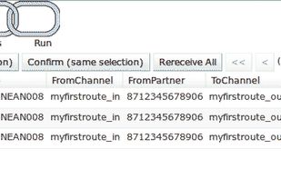 Incoming files of the last run can be viewed