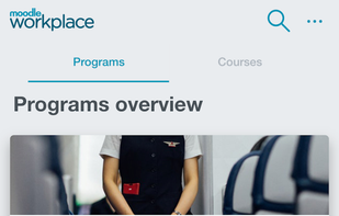 Moodle Workplace screenshot 1