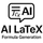 Text to LaTeX icon