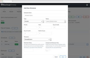 BackupSheep screenshot 1