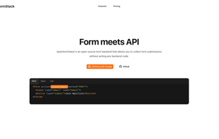 OpenformStack screenshot 1