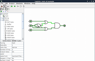 Logisim screenshot 1