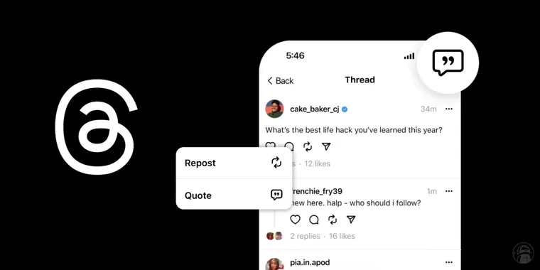 Meta enhances Threads with Quoting feature and thread response notifications image