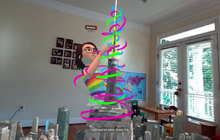 Mixed VR Mode, using In-Painting