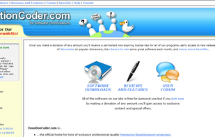 DonationCoder screenshot 1