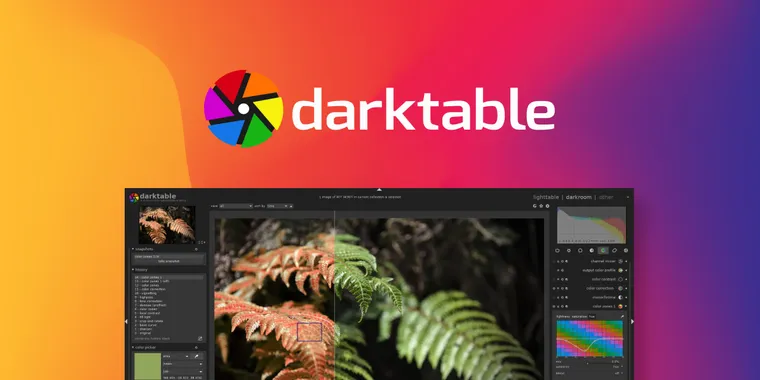 Darktable 5.4 adds new sharpening tool, multiple workspace support, and new tone mapper image