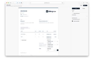 Invoice Taxes per article