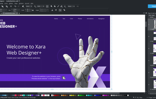 Xara Web Designer screenshot 1