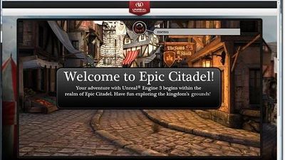 Epic Citadel - a game written in C++ using Uneal Engine which ported to Flash technology