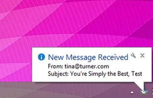 Instant Feedback When New Email Arrives