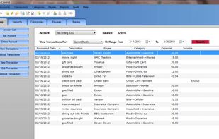 Transactions View