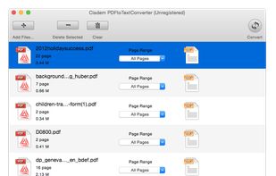 Cisdem PDFtoTextConverter screenshot 1
