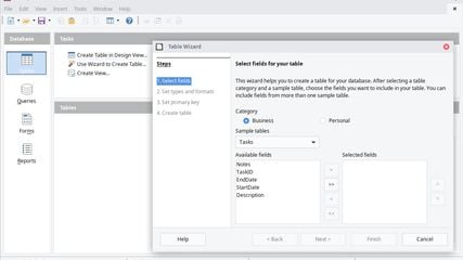 LibreOffice - Base screenshot 1