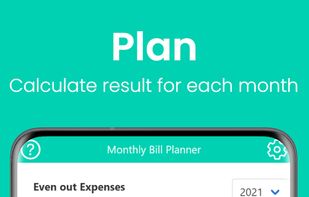 Monthly Bill Planner screenshot 1