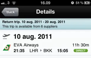 Momondo screenshot 2