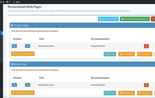Perzonalization screenshot 1