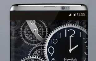 Black Clock Live Wallpaper screenshot 2