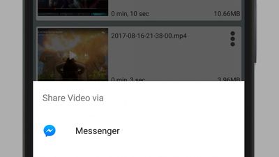 Share Recorded Screen