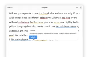 Eloquent Proofreading Assistant screenshot 1
