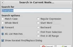 CherryTree screenshot 2