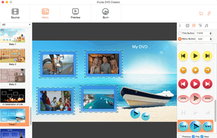 customize a DVD menu