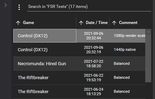 CapFrameX screenshot 1