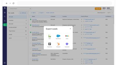 Export to CRM - Lead Builder