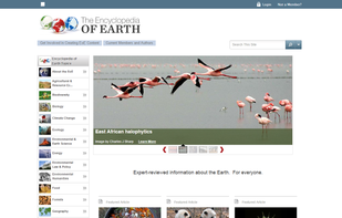 Encyclopedia of Earth screenshot 1