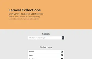 LaravelCollections.com screenshot 1