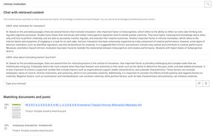 Editing of piece of knowledge - electronic notebook