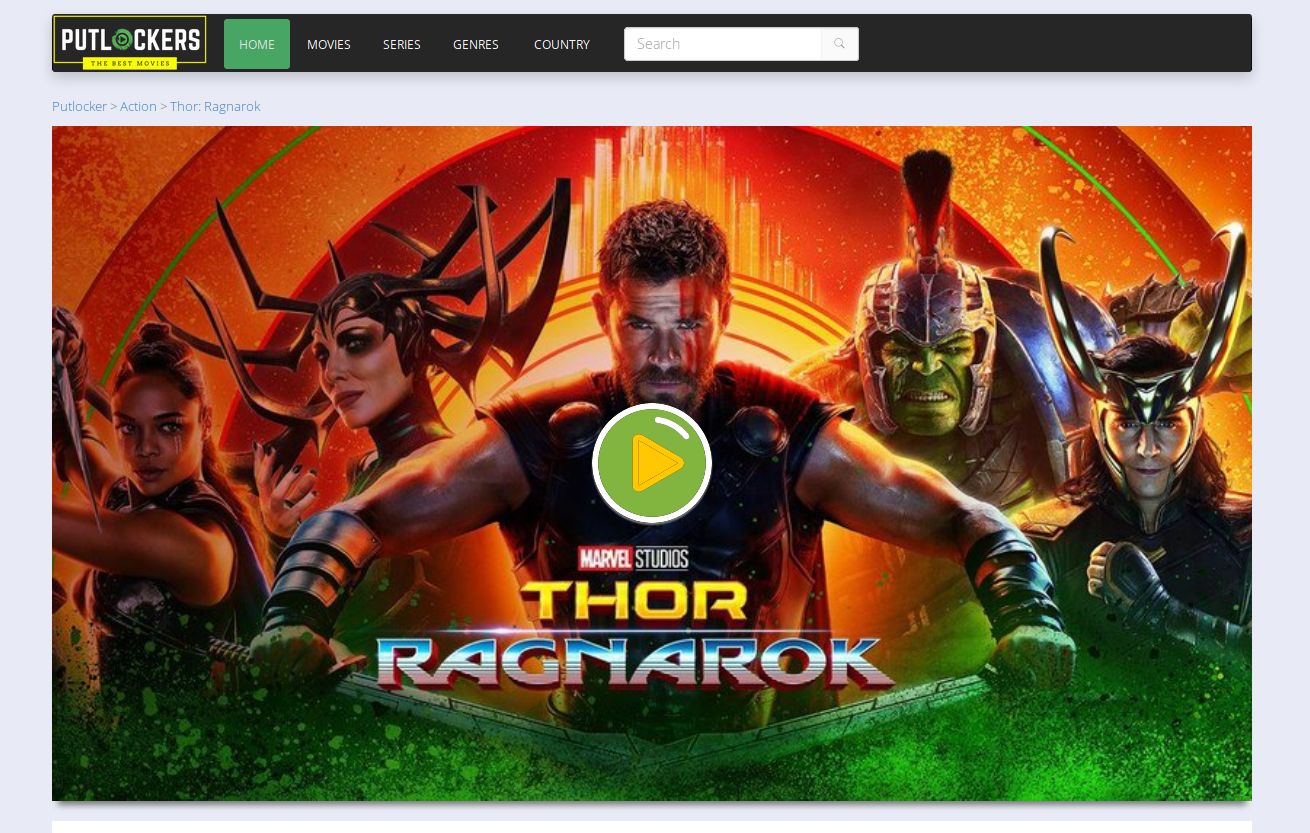 Watch thor ragnarok putlocker new arrivals