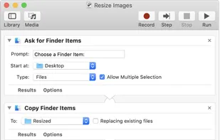 Automator screenshot 1