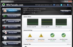WinTweaks screenshot 1