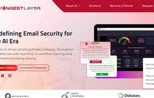 Homepage of the website