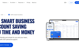 - Instant SEPA transfers to all IBANs
- Direct debit support
- Cheap transfers to 150+ countries
- Easily issue cards yourself, for you and your team
- Automatic spend tracking for your business
- Unlimited cashback on every payment