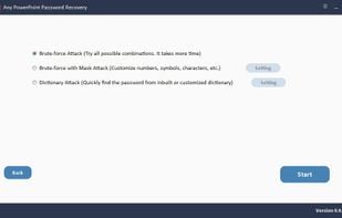 Any PowerPoint Password Recovery screenshot 1