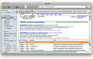 BibDesk screenshot 2