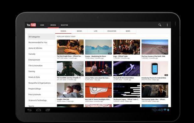 YouTube screenshot 1