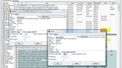 Myibidder Windows client application window