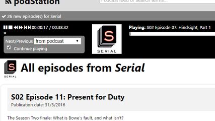 podStation Podcast Player screenshot 1