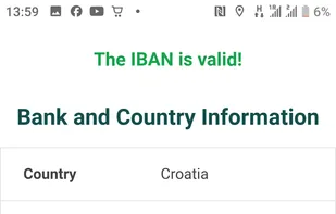 Iban Analyzer screenshot 1