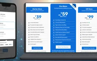 Overview of KeyXpress subscription plans with included features for launching and managing a digital products store.