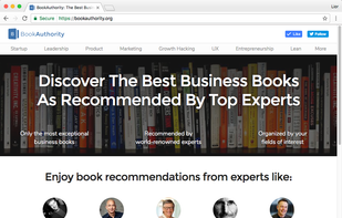 BookAuthority screenshot 1