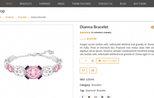 JewelUX Jewelry WordPress Theme screenshot 3