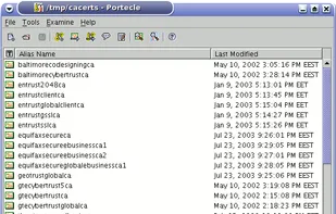 Portecle screenshot 1