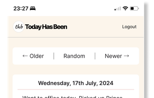 Today Has Been screenshot 1