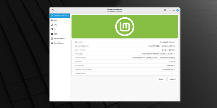 Linux Mint introduces new system information and administration tools